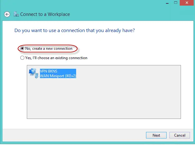 Open Remote Desktop Windows 7 bằng VPN