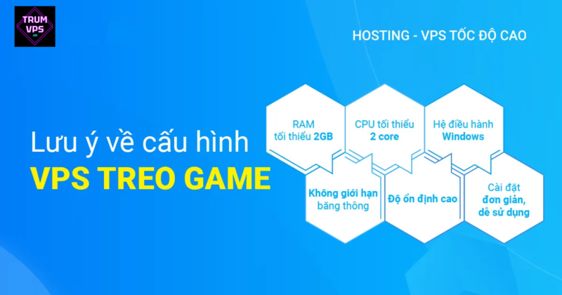 Cấu hình VPS để treo game free