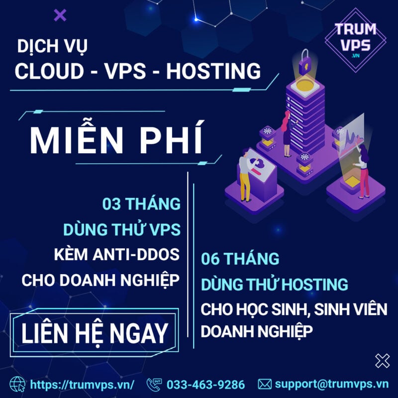 VPS siêu rẻ dành cho doanh nghiệp tại TrumVPS