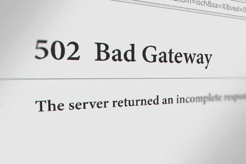 Nguyên nhân và cách khắc phục 502 Bad Gateway